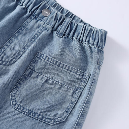 女童全腰牛仔单裤夏季新款安奈儿童装EG626620 商品图2