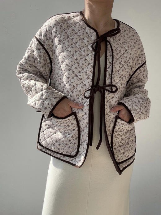 VC｜HHD25017 Susy quilted jacket [ 外套 藕色 / 藏青 ]【HOLIDAY】 商品图13