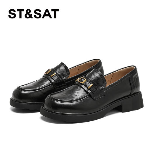 星期六26春新款英伦金属扣百搭乐福SSE1112C09 商品图9