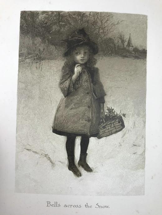 约19世纪后期 自然的触动及其他诗歌 17幅插图 漆布精装16开 商品图12