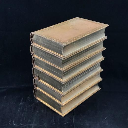 手工特装本百年纪念版！1870年 华兹华斯诗集（全6卷） 1幅肖像插图 全真皮精装36开 商品图1