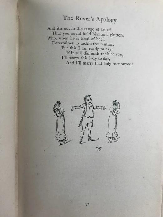 1922年 巴布民谣集 作者亲绘350幅插图 漆布精装32开 商品图8