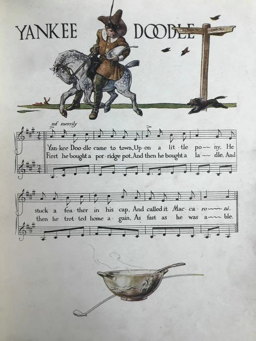 约1920年代 三十首经典童谣 伍德罗夫精美彩色插图 精装大16开 商品图5