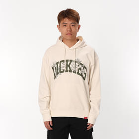 Dickies卫衣 前胸字母印花毛圈布连帽抽绳卫衣 男女情侣 DK0A87CL