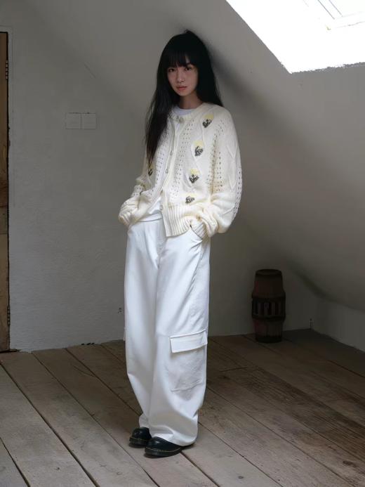 步履不停/6A43195C/绣花工装裤 商品图4