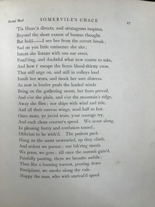 1896年 威廉·萨默维尔《追逐》 休·汤姆森约10余幅精美插图 漆布精装大32开 商品图12