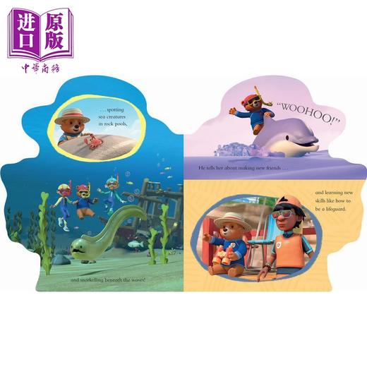 预售 【中商原版】The Adventures of Paddington 帕丁顿熊历险记系列7册 英文原版儿童绘本故事图画书 3-6岁 Paddington's Holiday 商品图4