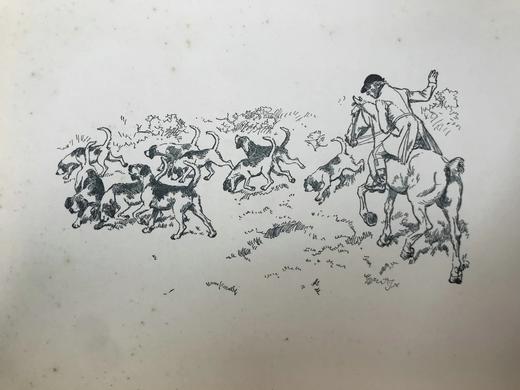 1896年 威廉·萨默维尔《追逐》 休·汤姆森约10余幅精美插图 漆布精装大32开 商品图9