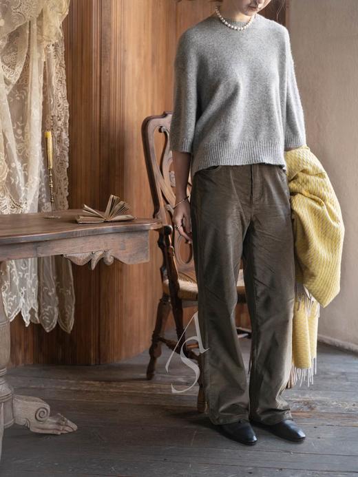 Jai  米黄色库伦羊绒毯 商品图7