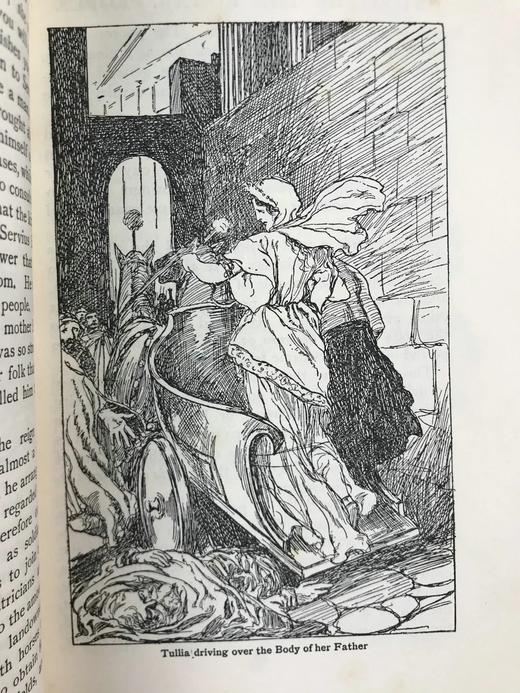 1914年 罗马人的故事 数十幅插图 全真皮精装35开 商品图6