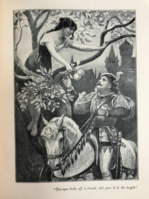 约1900-1910年代 小拇指及其他格林童话 配精美彩色插图 精装18开 商品图10