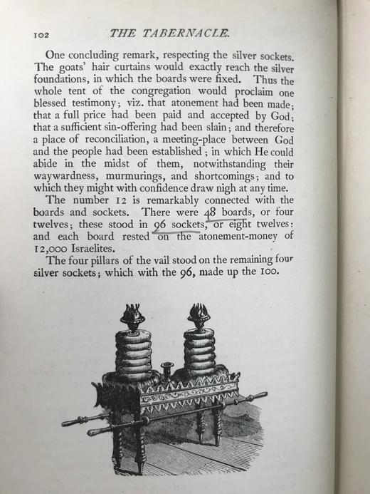 约19世纪后期 索尔陶《圣所，祭司与献祭》 配泥金彩色插图 漆布精装32开 商品图14