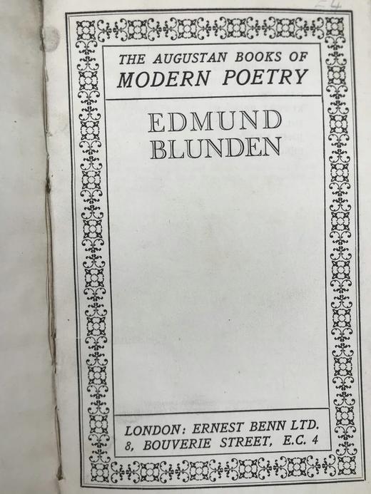 约20世纪早期 布伦登与戴维斯诗集 手工纸精装18开 商品图2