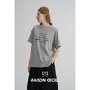 MAISON CECILE 三色|春夏纯棉舒适简约基础百搭字母印花短袖T恤 商品缩略图1