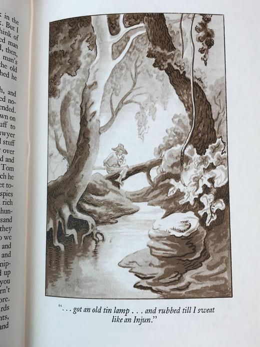 马克・吐温《哈克贝利・费恩历险记》 配多幅精美彩色插图 豪华皮装 商品图8