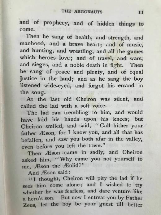 约20世纪早期 查尔斯·金斯利《阿尔戈与忒修斯英雄的故事》 3幅彩色插图 漆布精装32开 商品图7