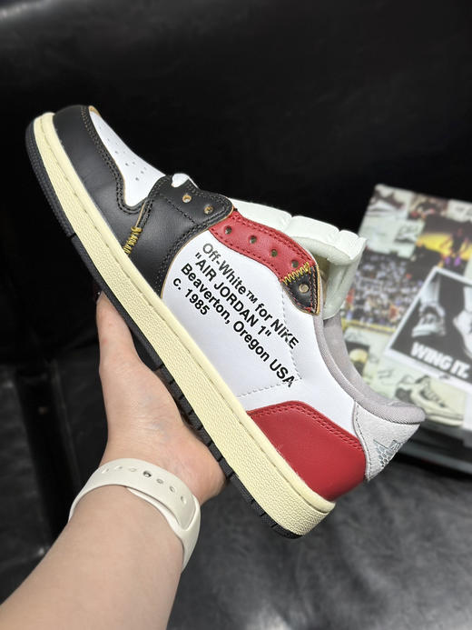 秋冬特惠💰430 公司级 Air Jordan 1 Low 防滑 低帮 倒钩联名款 商品图3