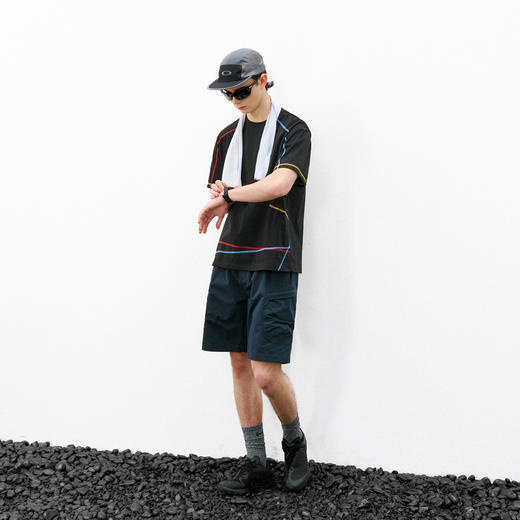 714street户外吸湿速干凉感运动短袖 2026春季潮牌宽松情侣T恤男 商品图3