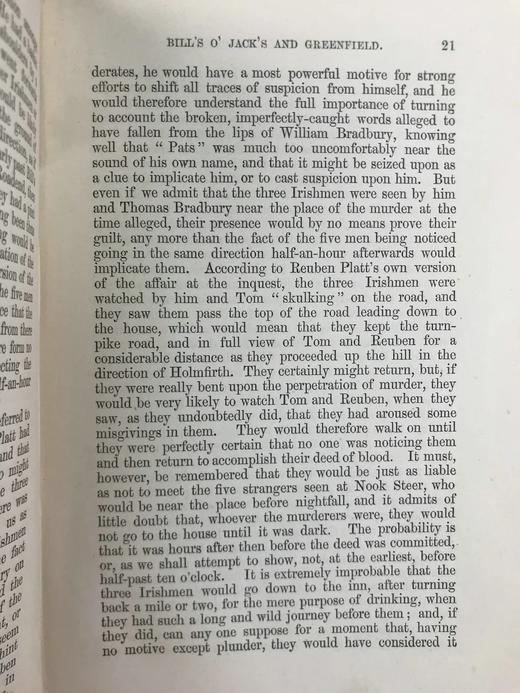 约1871年 约瑟夫·布拉德伯里《萨德尔沃思随笔》 4幅手绘速写插图 漆布精装32开 商品图9