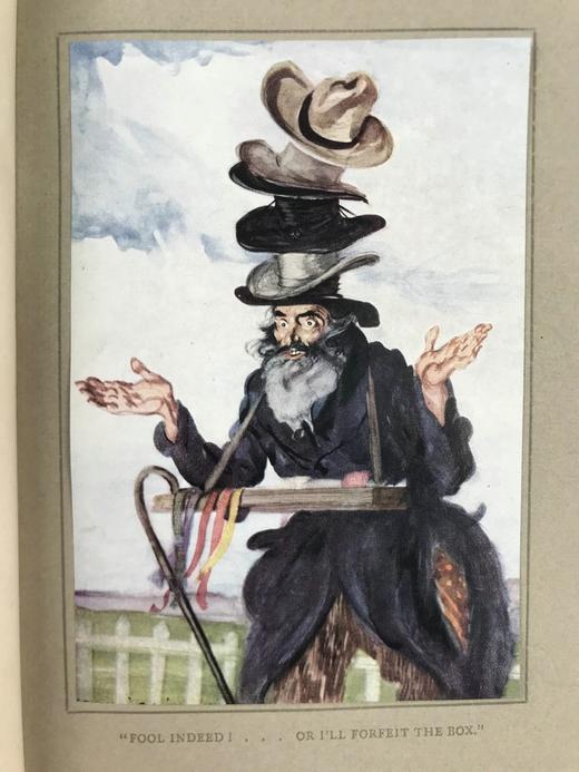 1914年 乔治·博罗《拉文格罗》 埃德蒙·苏利文12幅彩色手工贴图 漆布精装32开 商品图5