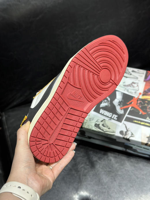 秋冬特惠💰430 公司级 Air Jordan 1 Low 防滑 低帮 倒钩联名款 商品图5