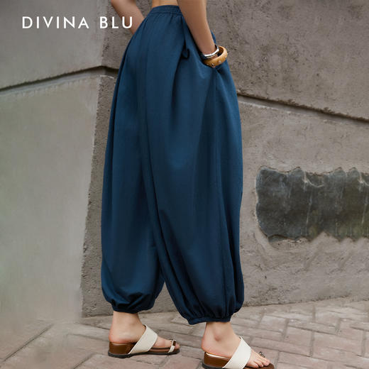 DIVINA BLU 马赛系列 迪唯纳慵懒收脚裤S145（售后说明：收货15天内支持调换货） 商品图4