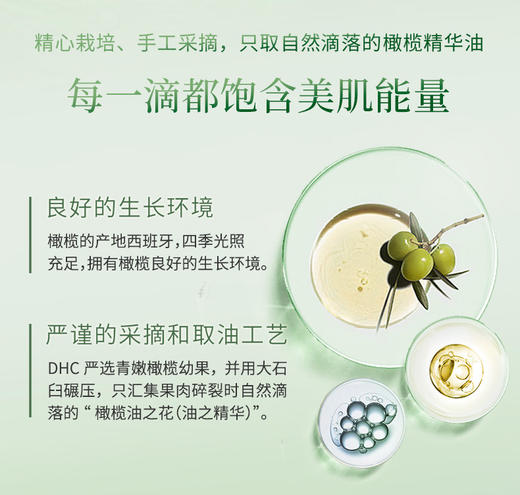 DHC橄榄焕采精华油*1瓶➕DHC纯晶橄榄精华液*1瓶 商品图2