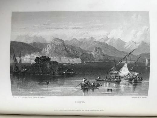 1835年 芬登版画集：拜伦生平与作品（全3卷） 百余幅版画插图 全真皮精装18开 商品图12