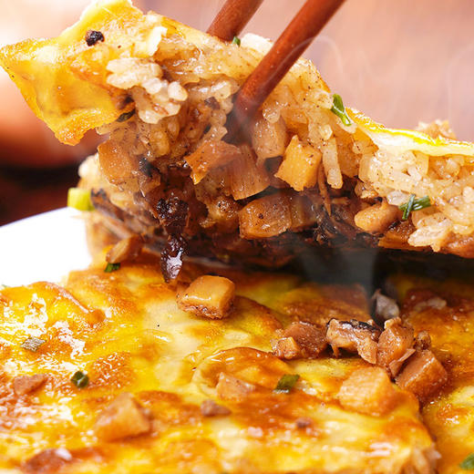 【顺丰包邮❗️武汉三鲜豆皮】一口鲜香超满足，馅料丰富鲜香软糯，口感层次丰富，220g*1盒湖北特色传统早餐半成品食材微波炉加热下午点QQ 商品图1