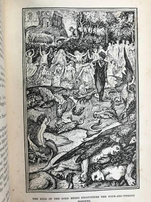 1889年 安德鲁·朗格《蓝色童话书》 数十幅精美插图 漆布精装32开 商品图13