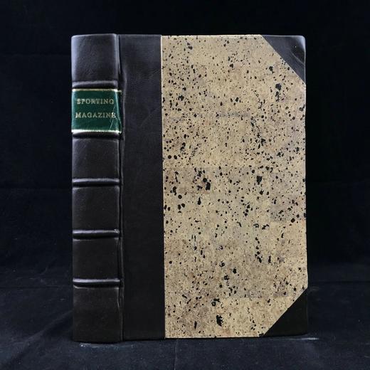 1824年 体育杂志：赛马、狩猎及其他趣味消遣活动月刊 数十幅版画擦图 真皮精装大32开 商品图0