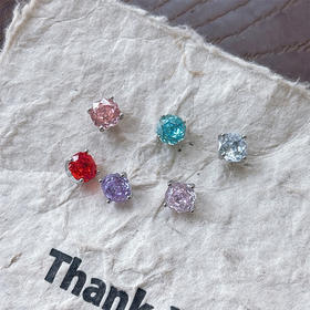 千禧玫瑰医用钛钢耳饰-纪念日百货门店同款162594016