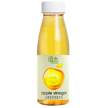绿杰苹果醋饮料280ml*15瓶整箱 发酵型苹果醋0蔗糖0添加脂肪饮料 /水饮冲调 /饮料 /果蔬汁/饮料 商品图5