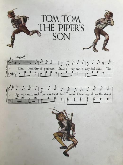 约1920年代 三十首经典童谣 伍德罗夫精美彩色插图 精装大16开 商品图11