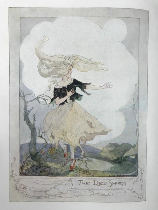 约1920年代 安徒生童话 安妮·安德森8幅彩色手工贴图与大量黑白插图 布面精装16开 商品图2