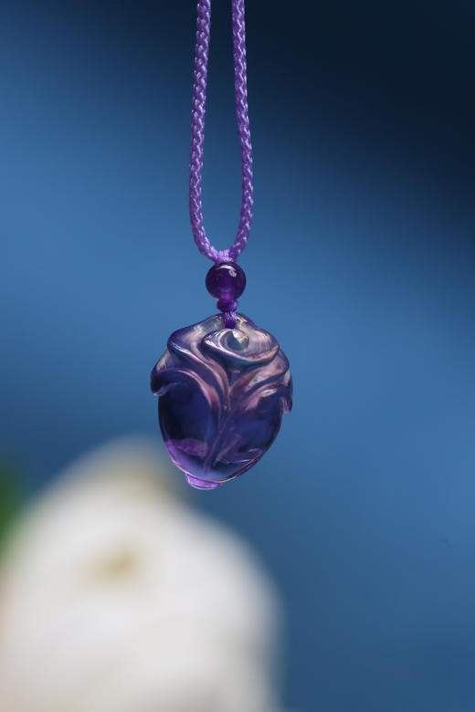 迷罗元和堂 | 紫水晶精品 透体吊坠【器悟雅玩】 商品图3