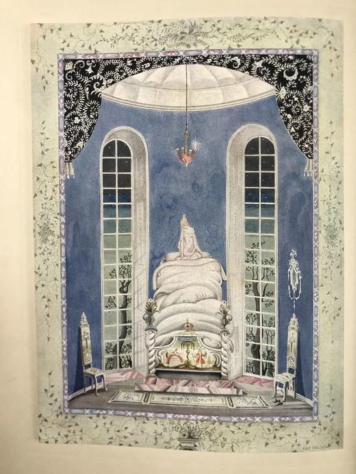 约1920年代 安徒生童话 丹麦怪杰凯·尼尔森12幅彩色手工贴图 精装大16开 商品图13