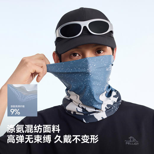 伯希和户外魔术头巾春季防晒男登山防风围脖徒步骑行遮阳透气面罩 商品图3