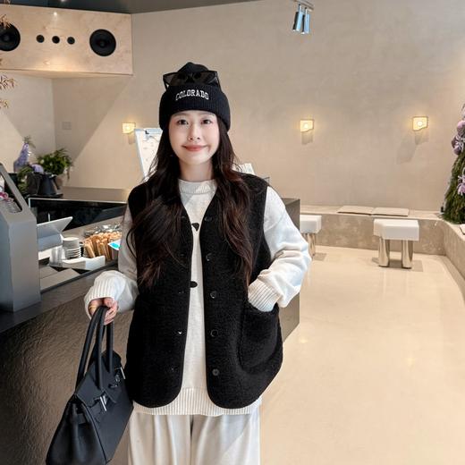 Beau Muse羊毛蚕丝仿羊羔绒摇粒绒马甲【爆单72h发】 商品图3