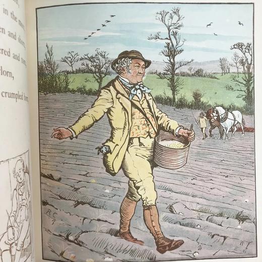 约19世纪后 凯迪克图画书 配大量彩色插图 漆布精装大32开 商品图9