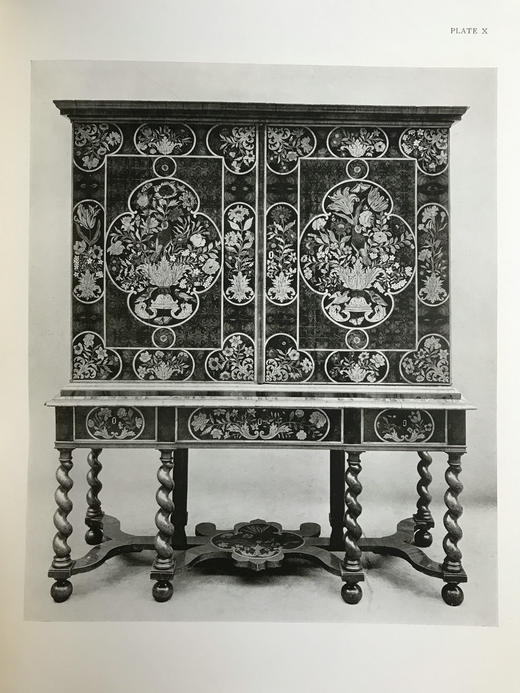 1923年 英国老胡桃木与漆器家具图集 40幅插图 漆布精装大16开 商品图14