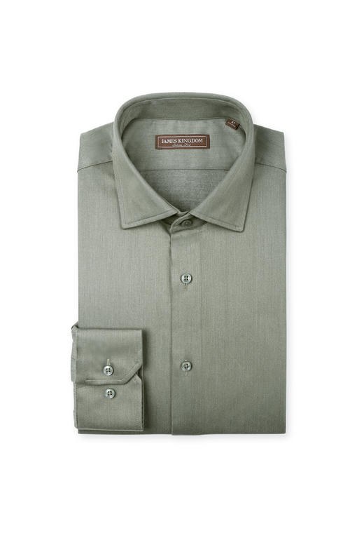 JAMES KINGDOM占姆士男士商务 内里拉绒初春保暖长袖衬衫 1款4色 商品图3