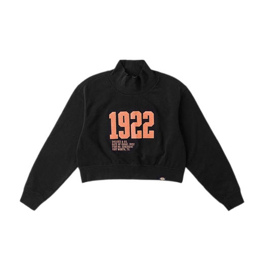 Dickies女式短款印花立领卫衣 休闲百搭简约 女卫衣 DK0A87L9 Y 商品图2