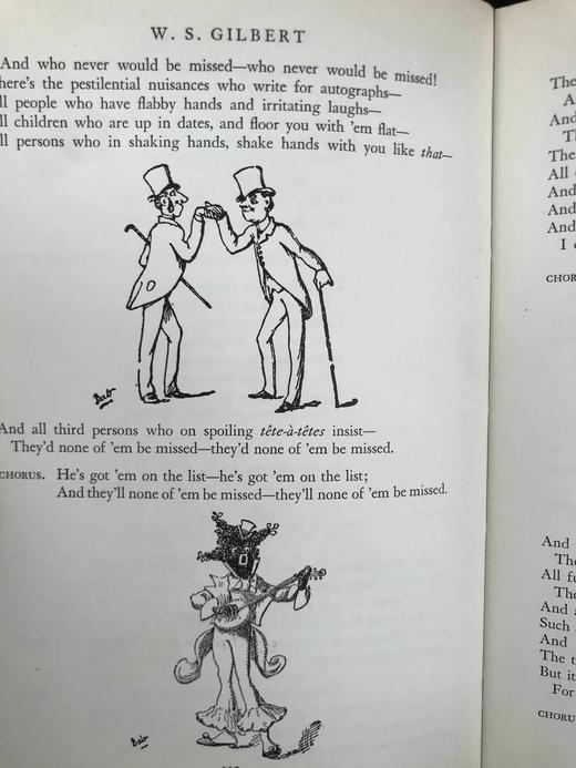 1932年 威廉·施文克·吉尔伯特作品集 作者亲绘大量插图 漆布精装32开 商品图8