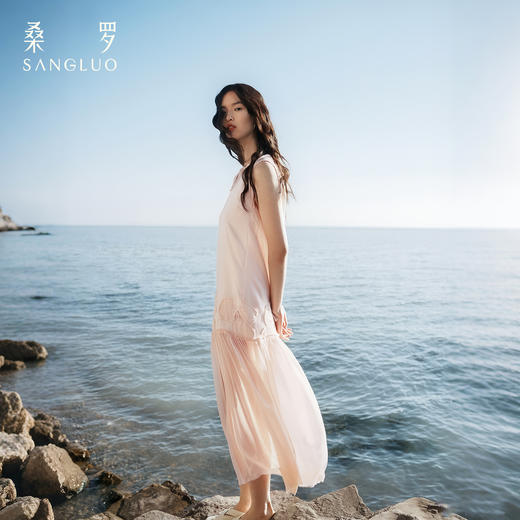 诗意东方』桑罗23姆米重磅连衣裙桑蚕丝女家居服2026新款 商品图1