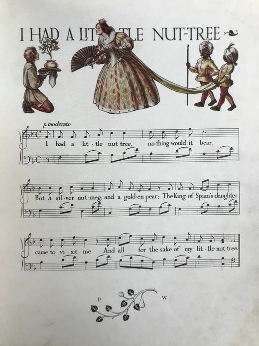 约1920年代 三十首经典童谣 伍德罗夫精美彩色插图 精装大16开 商品图9