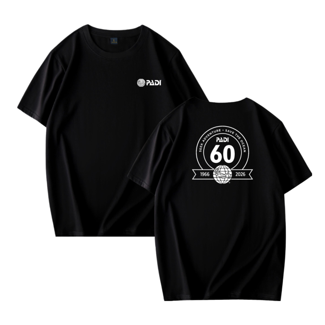 PADI Gear - 新款 60 周年T恤 2026