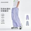 cicochild26年春季新款女童分割造型机能裤防泼水工装口袋直筒裤 商品缩略图0
