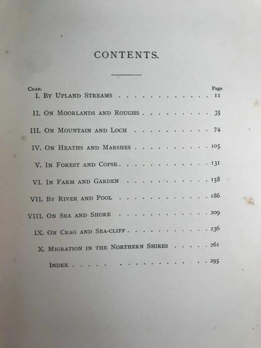 1900年 北方郡鸟类观察记录 1幅彩色40幅黑白插图 漆布精装32开 商品图4