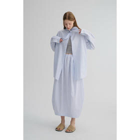 MAISON CECILE 高支全棉柔软舒适立裁优雅花苞蓬松气质半身裙